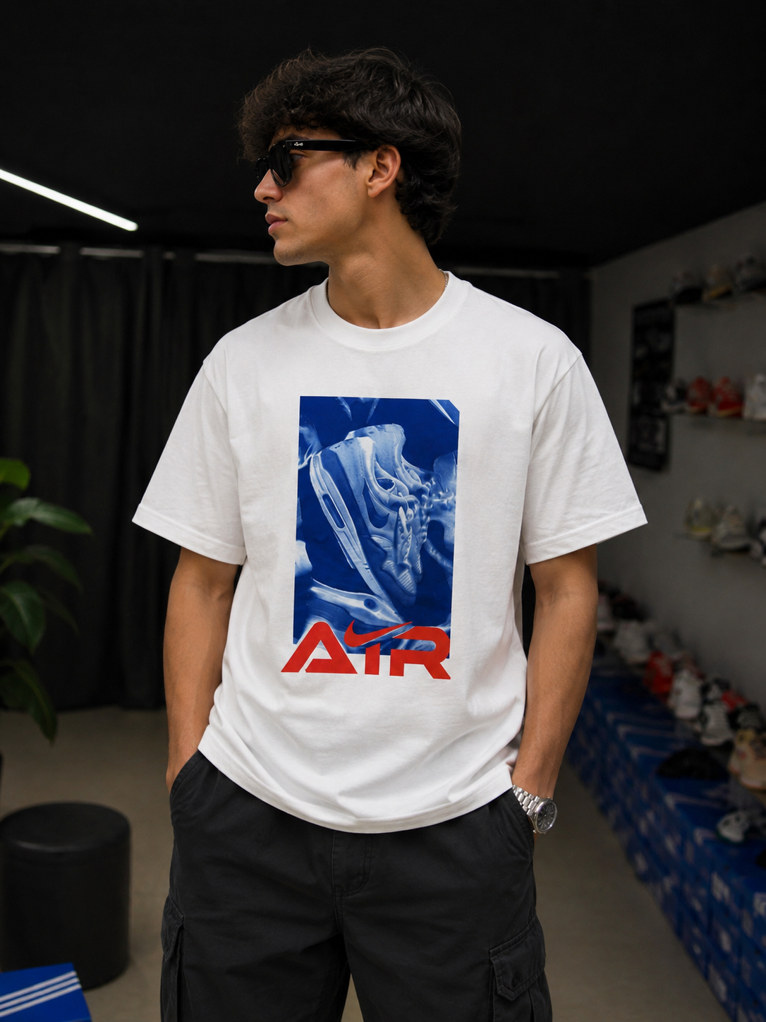Nike Air Graphic Oversized T-Shirt – White
