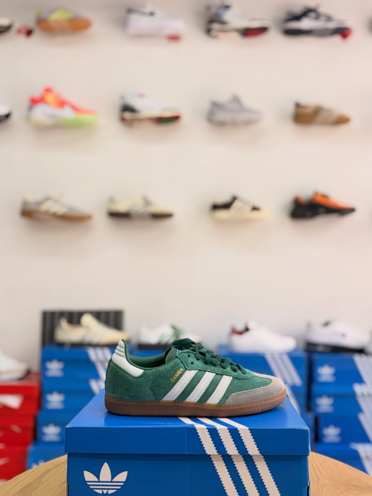 adidas Samba OG – Green/Cloud White