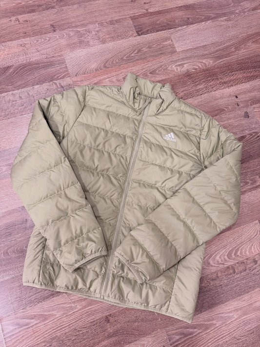 adidas Essentials Lightweight Puffer Jacket – Khaki