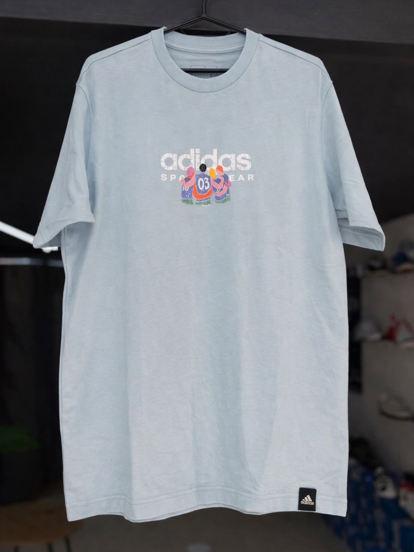 adidas Sportswear Graphic T-Shirt – Light Blue