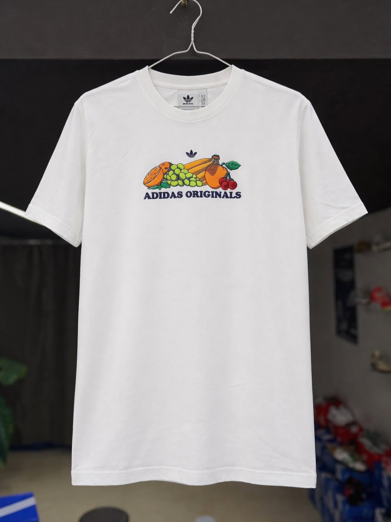 adidas Originals Fruit Graphic T-Shirt – White