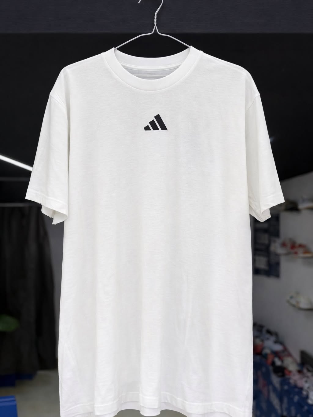 adidas Training “Progress Over Perfection” Oversized T-Shirt – White