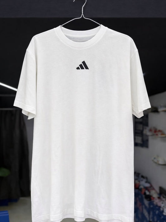 adidas Training “Progress Over Perfection” Oversized T-Shirt – White