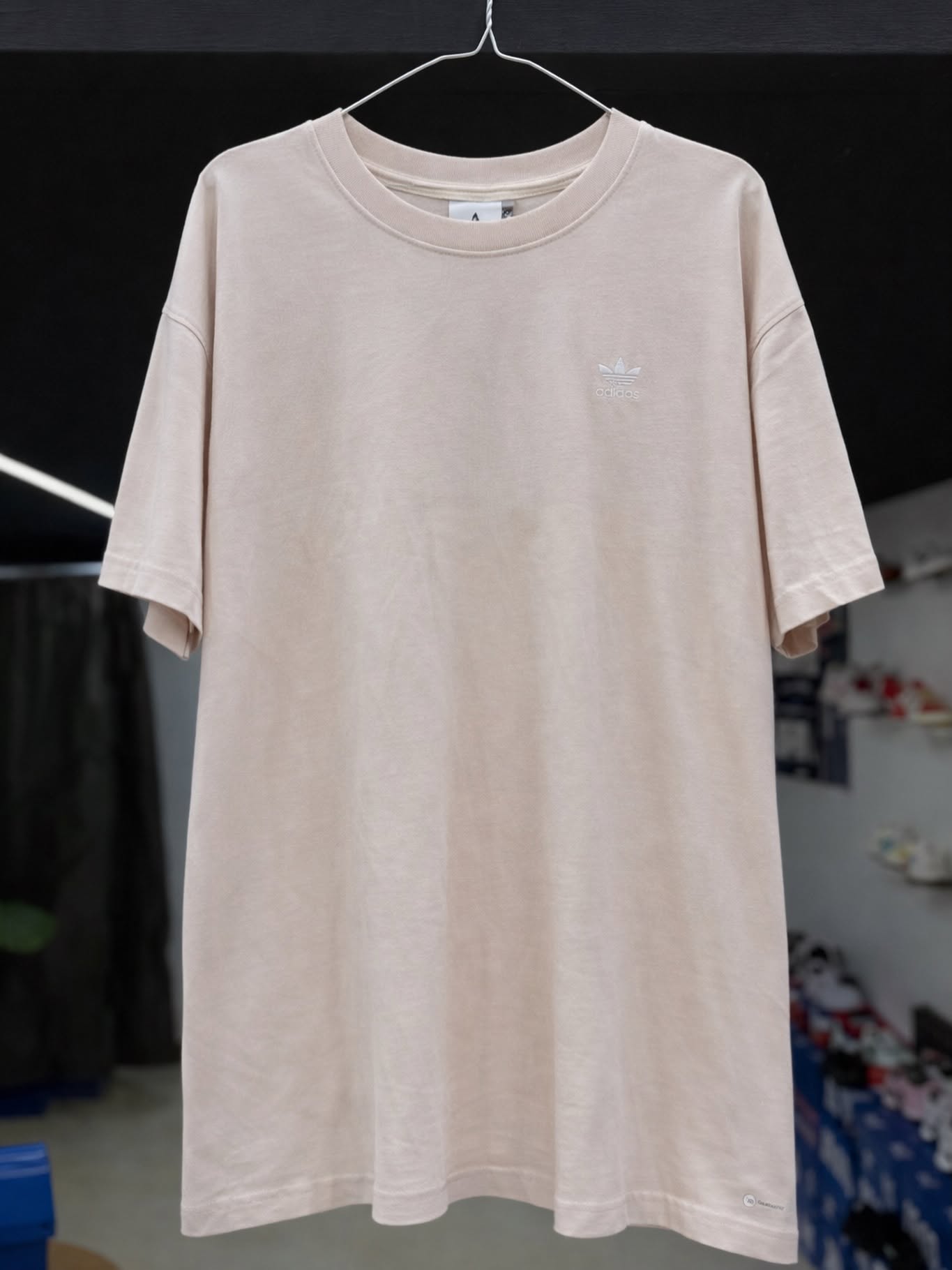 adidas Originals Essential Oversized T-Shirt – Beige