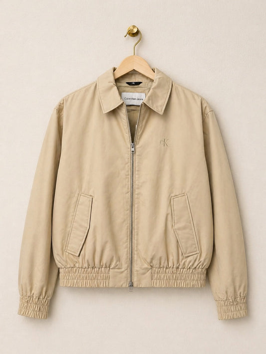 Calvin Klein Jeans Beige Zip Jacket