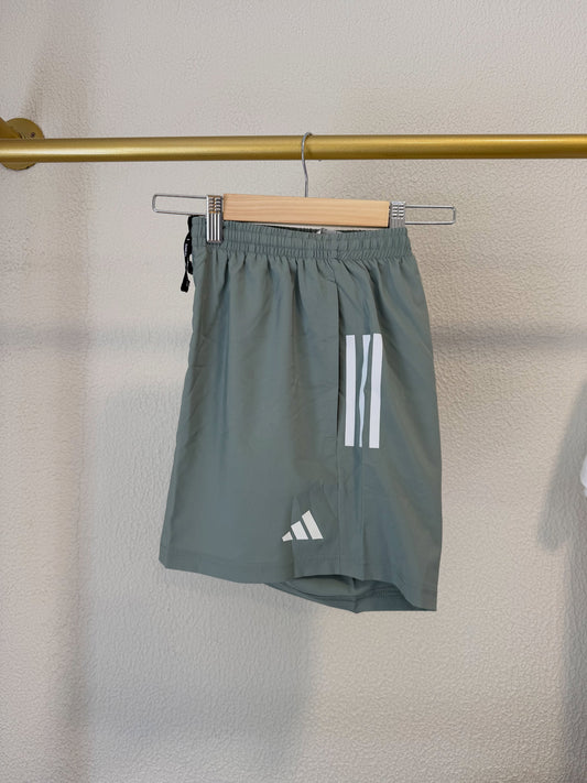 adidas 3-Stripes Training Shorts – Sage Green
