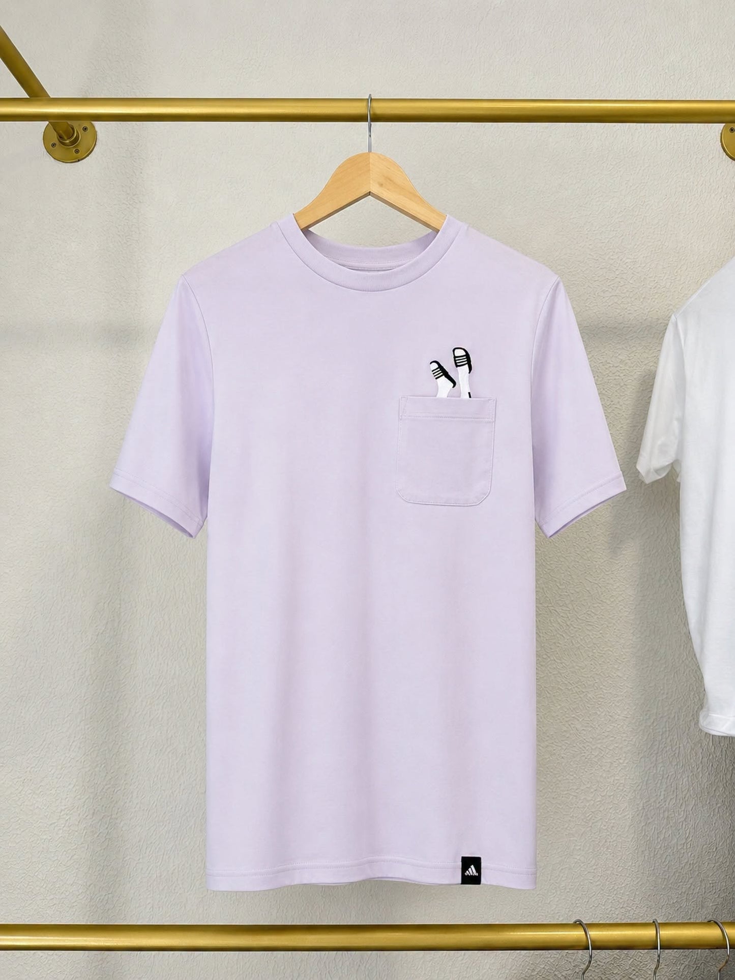 adidas Pocket Graphic T-Shirt – Lilac