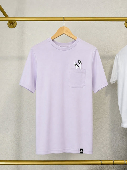 adidas Pocket Graphic T-Shirt – Lilac