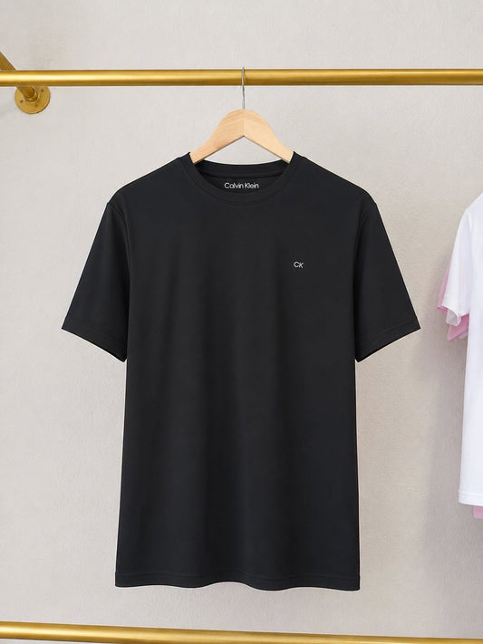 Calvin Klein Golf Essential Logo T-Shirt – Black