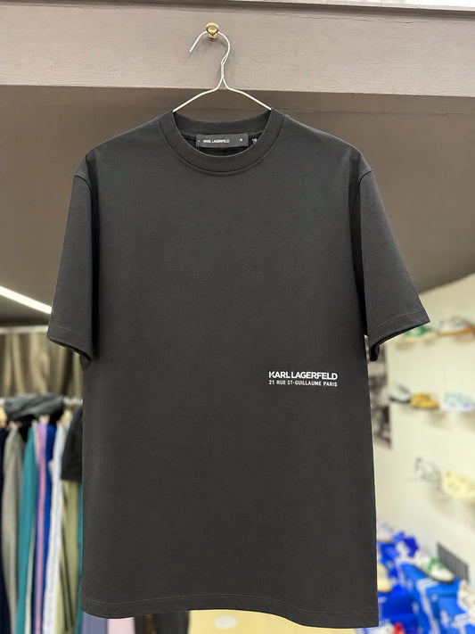Karl Lagerfeld Essential Logo T-Shirt – Black