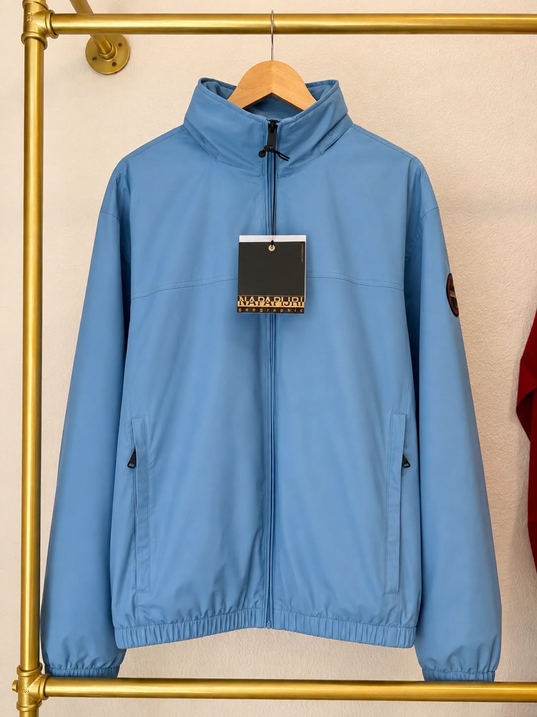 Napapijri Men’s Sky Blue Softshell Jacket