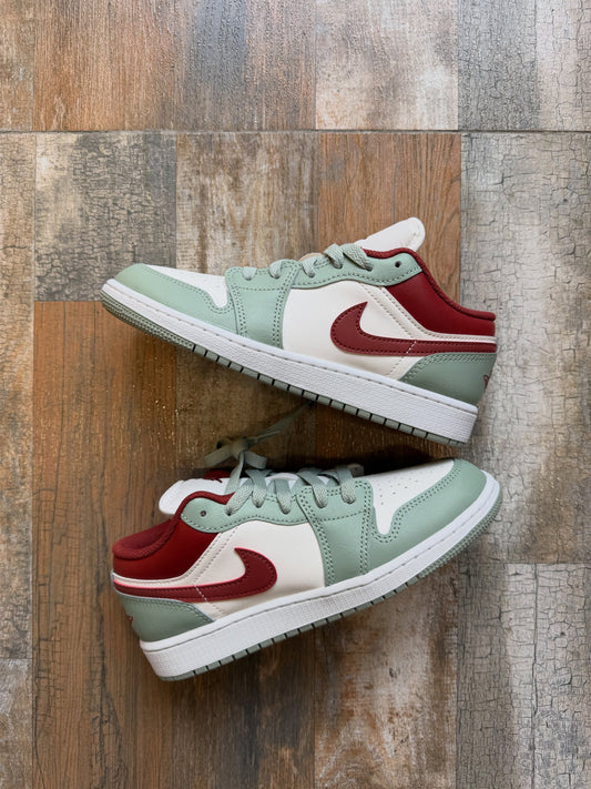Air Jordan 1 Low – Mint Green / Red / White