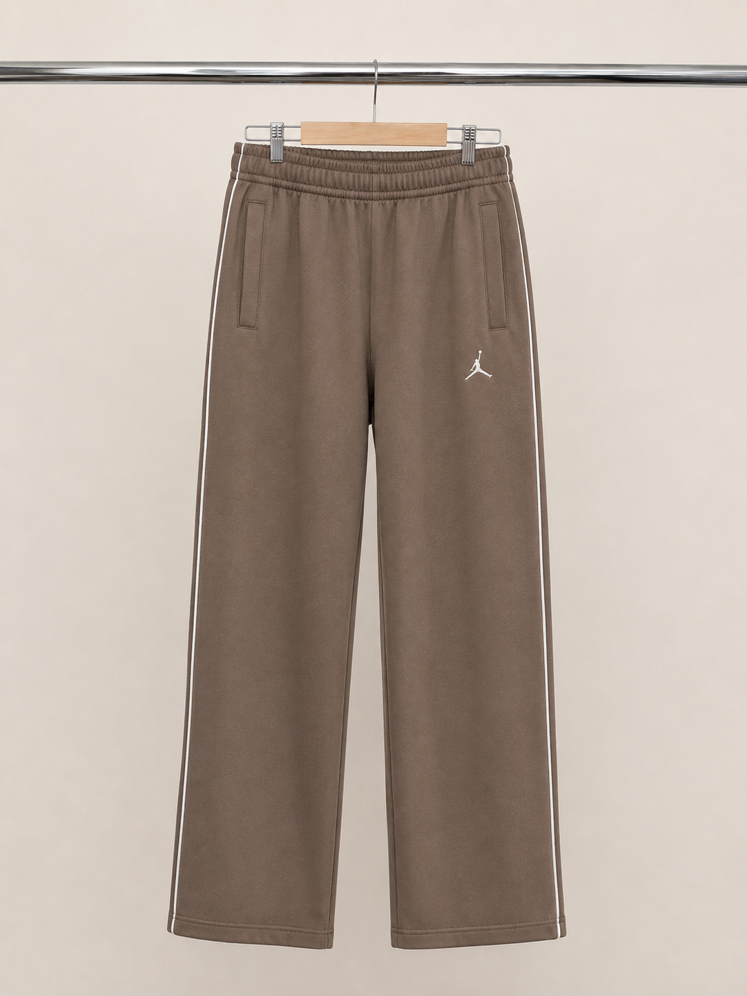 Jordan Air Wide Leg Pants – Mocha Brown