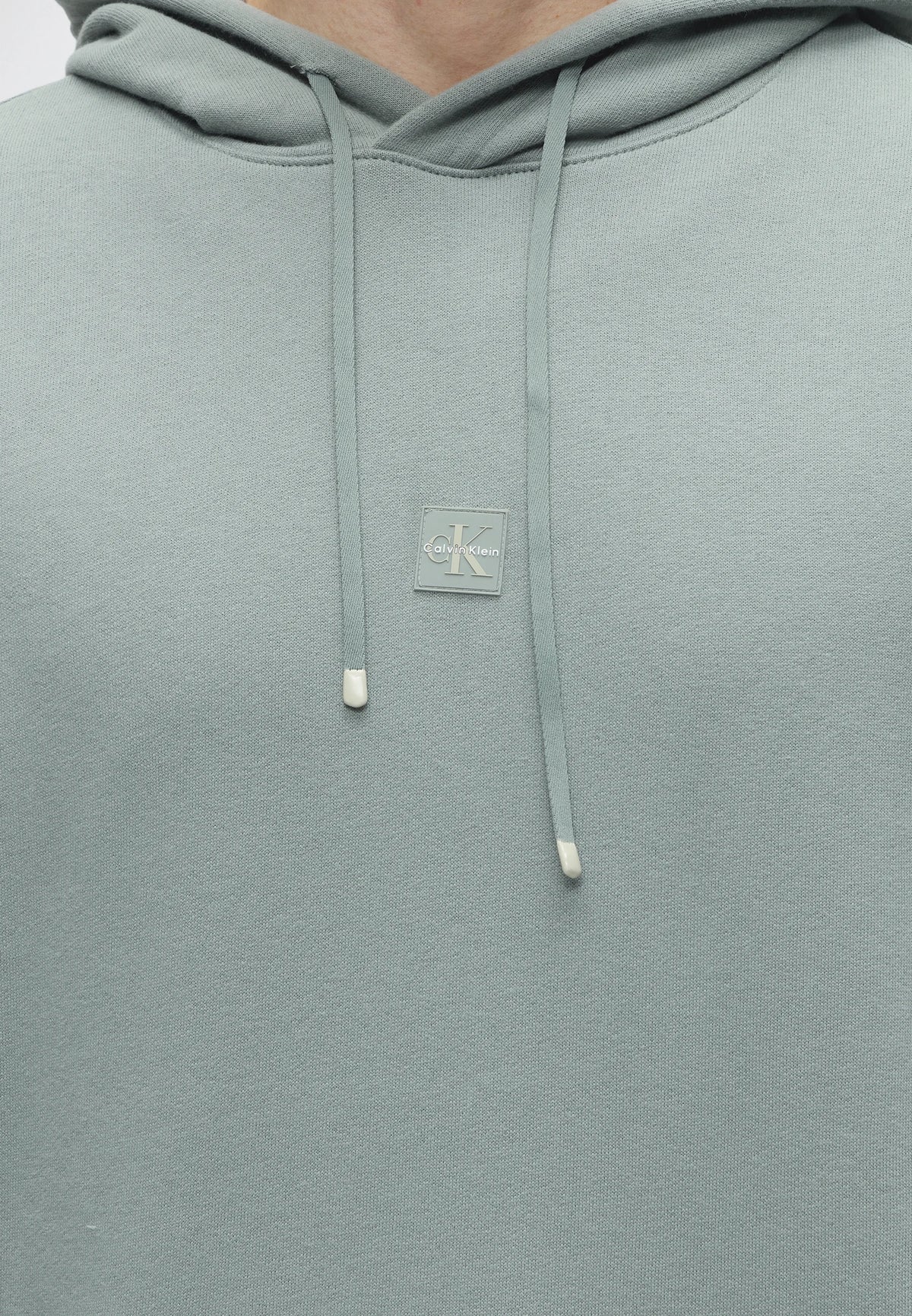 Calvin Klein Jeans Monogram Oversized Hoodie – Light Green