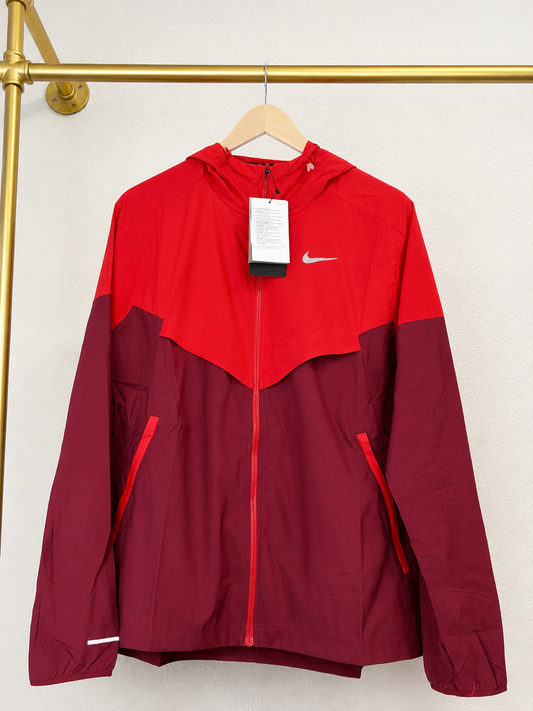 Nike Windrunner Hooded Running Jacket – Red/Burgundy